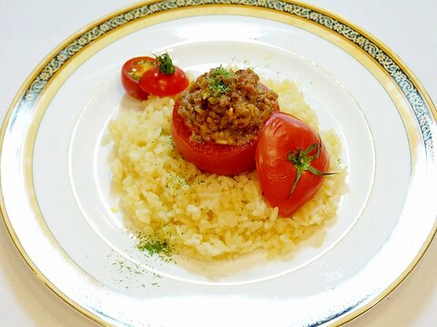 トマトの肉詰め～仏の家庭料理！トマトのファルシ